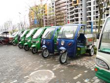 电动三轮高桶垃圾车